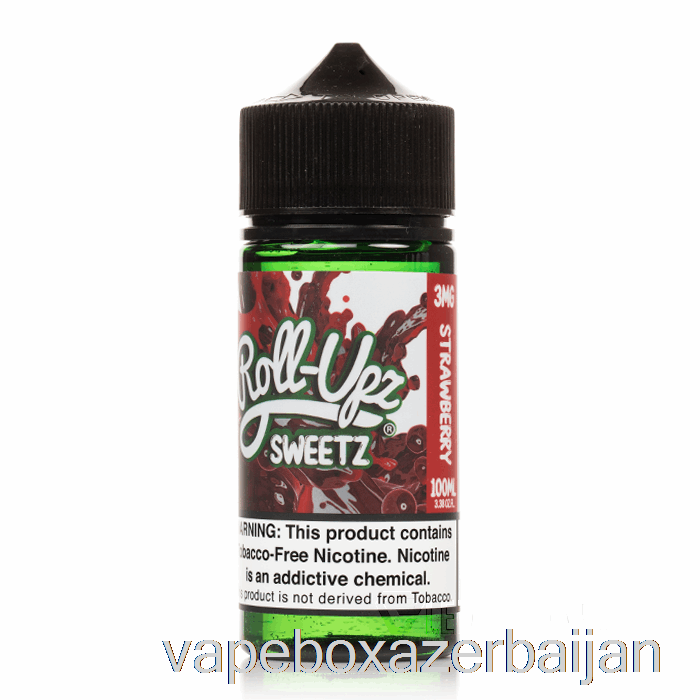 Vape Baku Strawberry - Juice Roll-Upz - 100mL 0mg